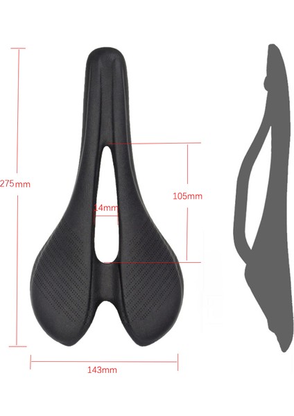 Siyah Stil T800 Karbon Fiber Koltuk Yol Mtb Koltuk Süper Hafif Deri Bisiklet Koltuğu 7*9 Karbon Ray (Yurt Dışından) fırsatları