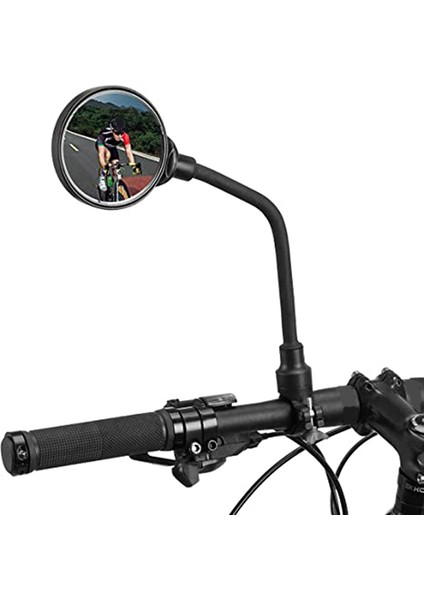 Siyah Stil Bisiklet Aynası Scooter Aynası Gidon Mi°ayarlanabilir Gidon Montajı Uzun Uzantı (Yurt Dışından) fiyatları