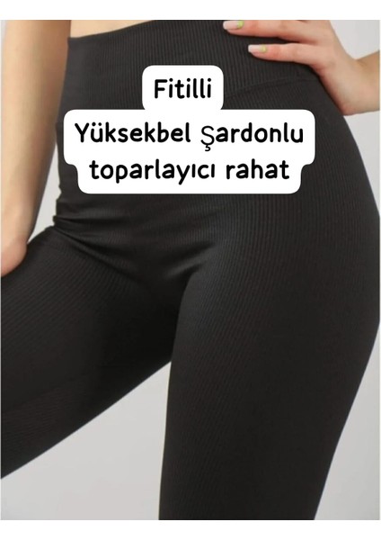 Fitilli Şardonlu Yazkıs Kullanıma Uygun Fitilli Iç Göstermez Kaliteli Tayt Esnek Rahat