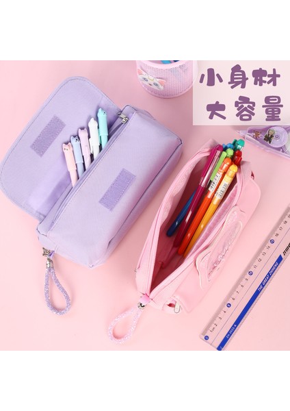 Yaratıcı Sevimli Kanvas Bataklık Kalem Kutusu (Yurt Dışından) fiyatları