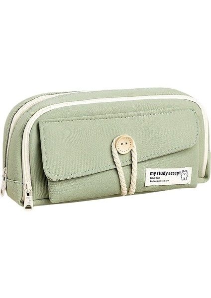 Kırtasiye Kutusu Öğrenci Çok Katmanlı Ins Tarzı Basit, Yüksek Değerli Kırtasiye Çantası (Yurt Dışından)