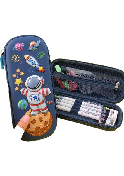 Sevimli Karikatür Çok Fonksiyonlu Kalem Kutusu (Yurt Dışından)