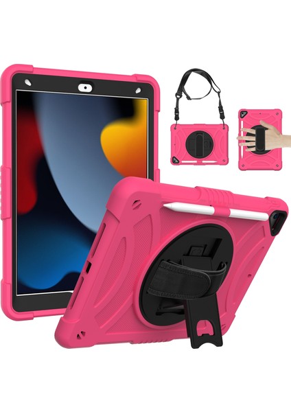 Pc + Silikon Kılıf iPad 10.2 2021/2020/2019 Için (Yurt Dışından)