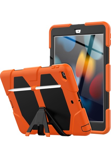 iPad 10.2 2021/2020/2019 Için Silikon + Pc Kılıfı (Yurt Dışından)