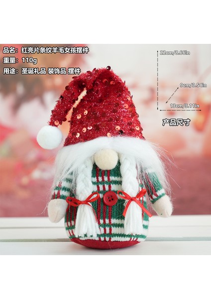 Yeni Noel Süsleri, Yeni Meçhul Bebekler, Noel Baba Dekorasyon Kolyeleri, Süslemeler (Yurt Dışından)