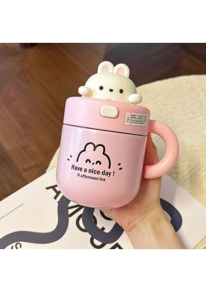 Iş Yerinde Çalışan Kızlar Için Taşınabilir Saplı Paslanmaz Çelik Su Bardağı (Yurt Dışından)