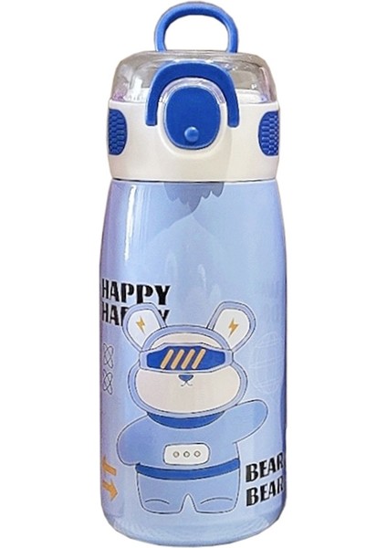 Çocuk Termos Bardağı 316 Paslanmaz Çelik Yüksek Görünümlü Pipetli Bardak (Yurt Dışından)