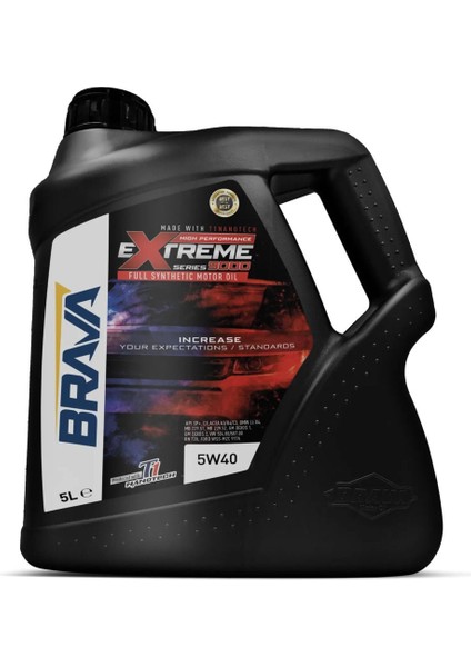 Extreme 9000 5W40 5 Lt Motor Yağı