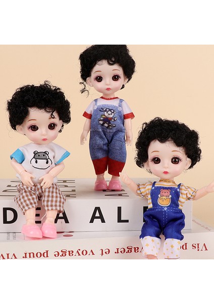 6 Adet/takım 6 Inç Karikatür Plastik Simülasyon Bebek Ortak Hareketli Canlı Bebek Çocuk Oyuncak (Yurt Dışından)