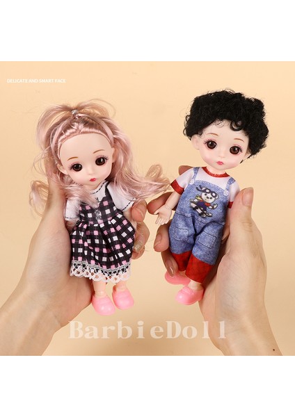 6 Adet/takım 6 Inç Karikatür Plastik Simülasyon Bebek Ortak Hareketli Canlı Bebek Çocuk Oyuncak (Yurt Dışından)