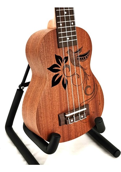 Güzel Mini Sapelli Ukulele 4 Strings Eğitim Müzik Konseri Enstrüman Oyuncak Çocuklar Için-Lark (Yurt Dışından)