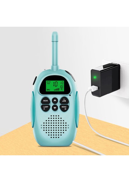 2 Adet DJ100 Çocuk Walkie Talkie Oyuncaklar Çocuklar Interkom Mini El Telsizi 3 Km Aralığı Uhf Radyo Kordon-Pembe + Pembe (Yurt Dışından)