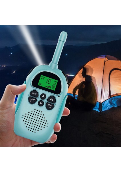 2 Adet DJ100 Çocuk Walkie Talkie Oyuncaklar Çocuklar Interkom Mini El Telsizi 3 Km Aralığı Uhf Radyo Kordon-Pembe + Pembe (Yurt Dışından)