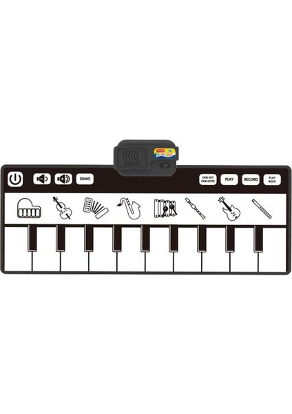 10 Tuşları Çocuklar Su Geçirmez Piyano Müzik Mat Müzik Klavye Zemin Playmat Çocuk Bebek Oyun Battaniyesi Erken Eğitici Oyuncak Tarzı 1 (Yurt Dışından)