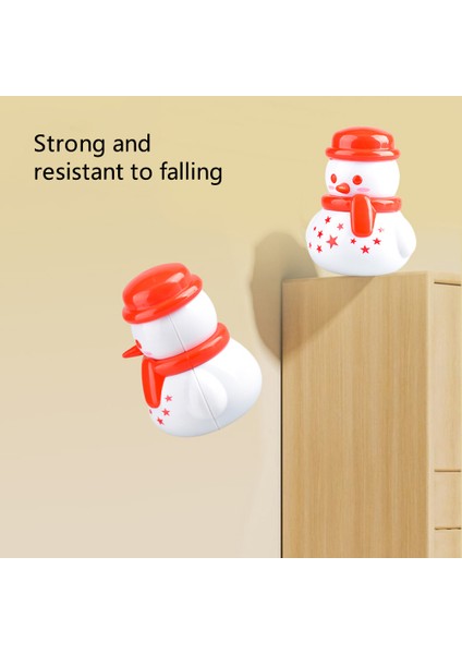 YH8331 Noel Küçük Kardan Adam Figürleri Oyuncaklar Mini Tumbler Daruma Noel Oyuncakları Masaüstü Dekorasyon Için Set (Yurt Dışından)