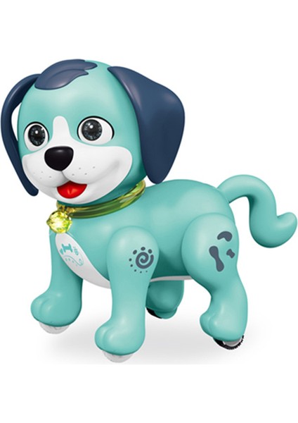 Karikatür Kedi/köpek 2.4g Işık ve Ses ile Uzaktan Kumandalı Robot Çocuk OYUNCAK-SM08/MAVI Köpek (Yurt Dışından)