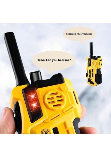 LZ079 2 Adet/takım Mini Walkie Talkie Çocuk Walkie Talkie Radyo Açık Interkom Oyuncak (Yurt Dışından)