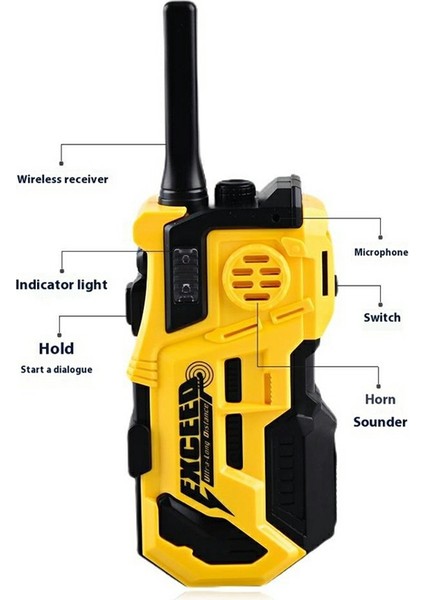 LZ079 2 Adet/takım Mini Walkie Talkie Çocuk Walkie Talkie Radyo Açık Interkom Oyuncak (Yurt Dışından)