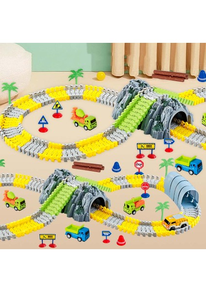 YLF748 144 Adet Inşaat Oyuncakları Yarış Pistleri Oyuncak Mühendislik Yol Oyunları Yürüyor Oyuncaklar 3 Yaş ve Üzeri Çocuklar Için (Yurt Dışından) modelleri