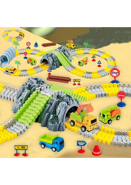 YLF748 144 Adet Inşaat Oyuncakları Yarış Pistleri Oyuncak Mühendislik Yol Oyunları Yürüyor Oyuncaklar 3 Yaş ve Üzeri Çocuklar Için (Yurt Dışından) fırsatları