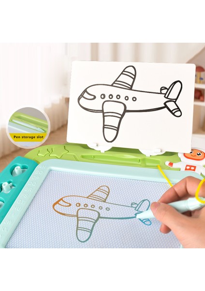 5503 Çocuklar Manyetik Dıy Çizim Tahtasında Küçük Çocuklar Tablet Ayaklı Yazma Doodle Tablet-Pembe (Yurt Dışından) modelleri