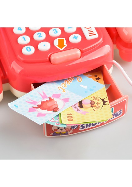 Çocuk Oyuncak Yazarkasa Playset Pretend Çocuk Süpermarket Ödeme Oyuncak Yeni Yürümeye Başlayan Çocuklar ve Amp; Okul Öncesi-Alışveriş Sepeti (Yurt Dışından)