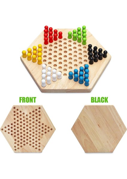 Çin Checker Klasik Orijinal Oyun Seti Ka Ahşap Tahta Oyunu Strateji Oyunu Çocuklar Yetişkinler Için (Yurt Dışından) modelleri