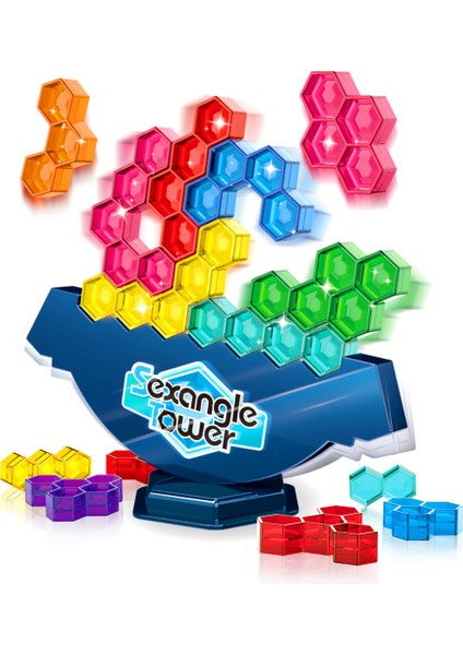 929-27 Çocuk Kulesi Dengeleme Istifleme Oyunu Eğlenceli Tetris Denge Oyunu Çocuklar Için Eğitici Hediye (Yurt Dışından)