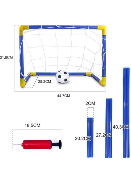 Çocuk Taşınabilir Futbol Kale Seti Kapalı Dayanıklı Futbol Oyun Seti 44CM (Yurt Dışından) fiyatları