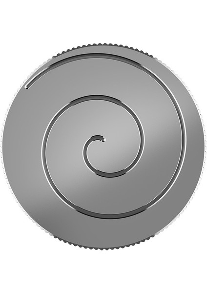 Sıkıştırılmış Kolye Gyro Spinner Kolye Anahtarlık Metal Iplik Jiroskop Serin Fidget Oyuncak-Paslanmaz Çelik Spiral Desen (Yurt Dışından)