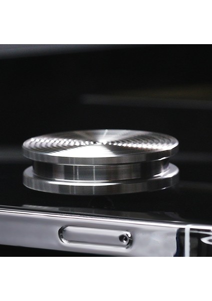 Sıkıştırılmış Kolye Gyro Spinner Kolye Anahtarlık Metal Iplik Jiroskop Serin Fidget Oyuncak-Paslanmaz Çelik Spiral Desen (Yurt Dışından)
