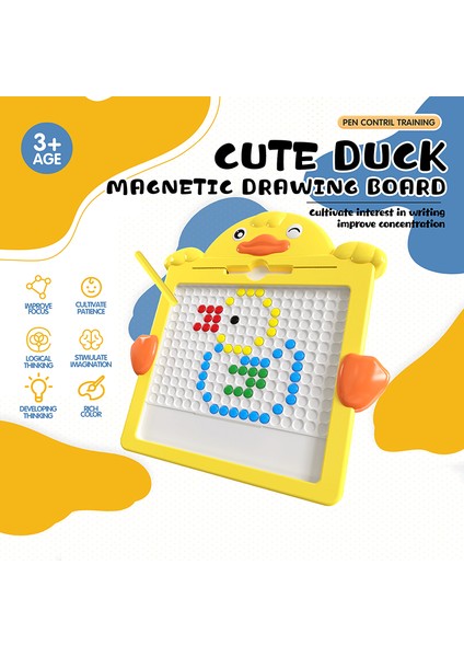 Çocuk Sevimli Karikatür Ördek Manyetik Çizim Tahtası Çocuklar Için Doodle Kurulu Montessori Eğitici Oyuncak (Yurt Dışından) fiyatları