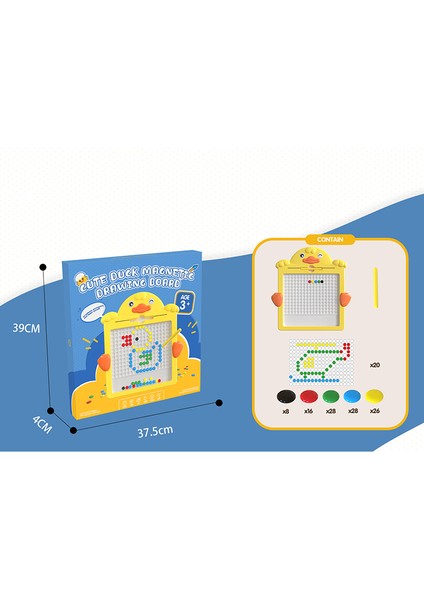 Çocuk Sevimli Karikatür Ördek Manyetik Çizim Tahtası Çocuklar Için Doodle Kurulu Montessori Eğitici Oyuncak (Yurt Dışından) modelleri
