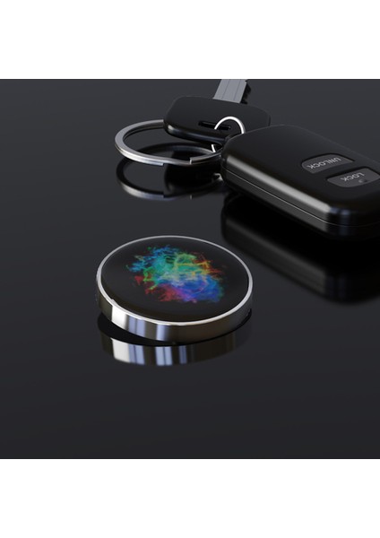 Fidget Spinner Aydınlık Samanyolu Yıldız Sıkıştırma Gyro Paslanmaz Çelik Oyuncak Masaüstü Rotasyon Fidget Oyuncak Tarzı B (Yurt Dışından)