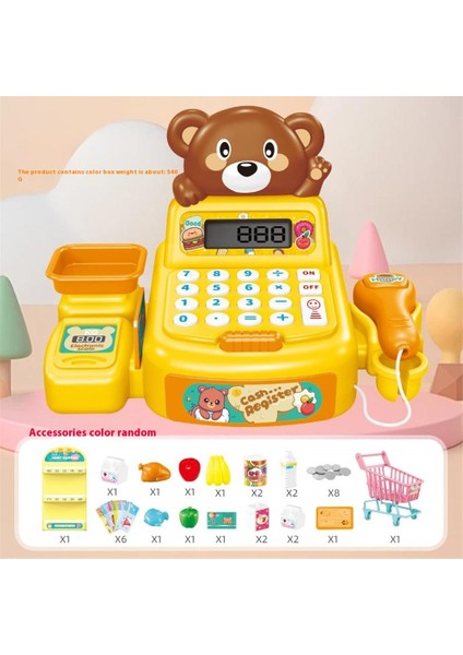 Çocuk Oyuncak Yazarkasa Playset Bebekler Için Çocuk Süpermarket Ödeme Oyuncak PRETEND-JJT822 Boz Ayı (Yurt Dışından) indirimleri
