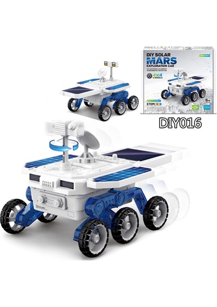 DIY016 Dıy Güneş Enerjisi Space Rover Stem Eğitim Araba Modeli Oyuncak Çocuklar Için (Yurt Dışından) modelleri