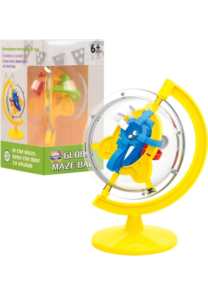 1 Adet Denge Labirent Bulmaca Çocuk Çocuk Oyuncak 50 Bariyer 3D Labirent Sihirli Akıl Topu (Yurt Dışından) modelleri