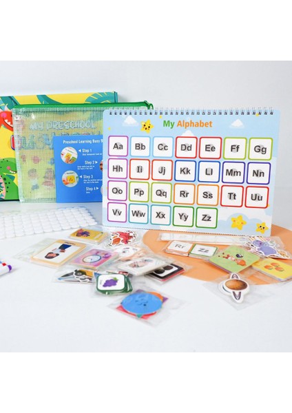Montessori 16 Tema Yürümeye Başlayan Meşgul Kitap Okul Öncesi Öğretim Yardımcıları Ebeveyn-Çocuk Eğitici Oyuncak (Yurt Dışından)