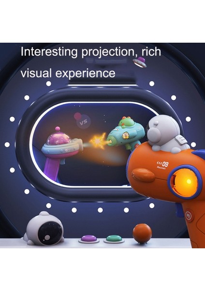 Karikatür Astronot Uzay Oyuncak Plastik Projelendirme Tabanca Çocuk Oyunu Toy-06-Alien ve Uçan Daire (Yurt Dışından) indirimleri
