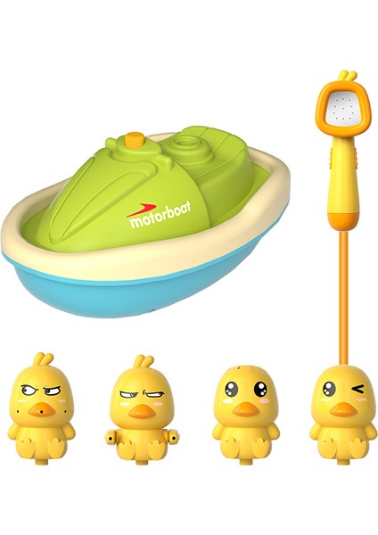 Elektrikli Ördek Yağmurlama Sevimli Banyo Oyuncak Duckies Tekne Mini El Duş Başlığı Bebek Bebekler ve Çocuklar Için Sprey Su (Yurt Dışından)
