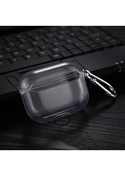 Airpods Pro Tpu Için Pro Için Şeffaf Tpu Kulaklık Kılıfı (Yurt Dışından)