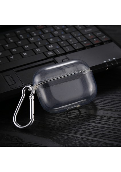 Airpods Pro Tpu Için Pro Için Şeffaf Tpu Kulaklık Kılıfı (Yurt Dışından)