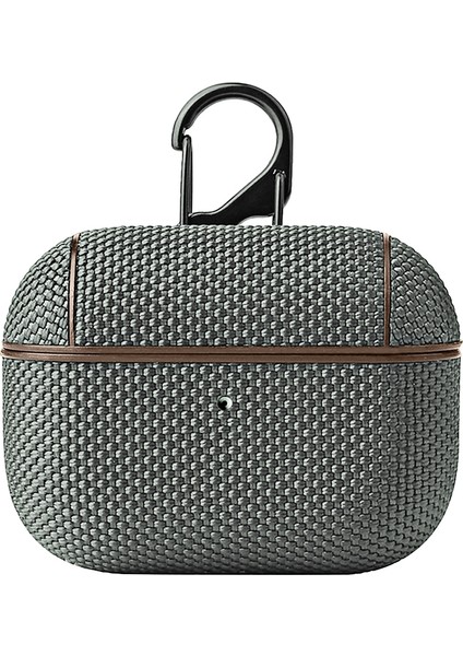 Airpods Pro Için Kancalı Kumaş Kulaklık Kılıfı (Yurt Dışından)