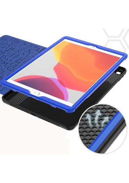 iPad 10.2 ve 10.2 (2020) Için Deri Kılıf (Yurt Dışından)