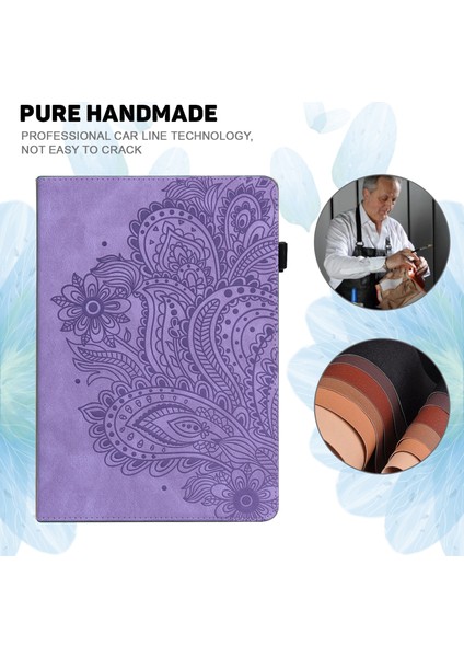 iPad 10.2 2021/2020/2019 Için Deri Kılıf (Yurt Dışından)