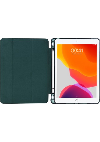 iPad 10.2 2021/2020/2019 Için Deri Kılıf (Yurt Dışından)
