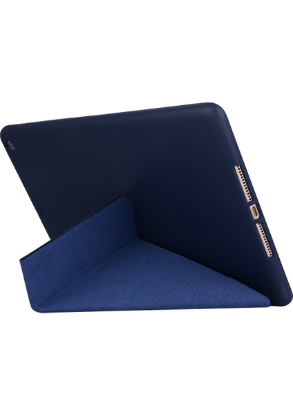 iPad 10.2 2021/2020/2019 Için Tpu Yatay Deformasyon Tutuculu Flip Deri Kılıf (Yurt Dışından)