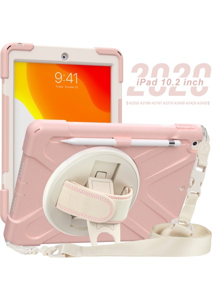 Ipad 10.2 2021/2020/2019 Silikon + Pc Kılıfı Için (Yurt Dışından)
