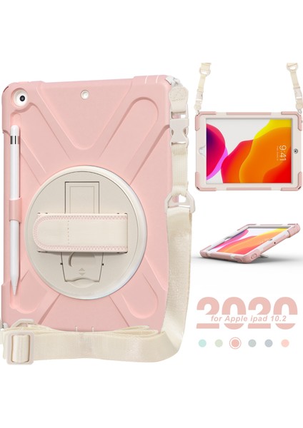 Ipad 10.2 2021/2020/2019 Silikon + Pc Kılıfı Için (Yurt Dışından)