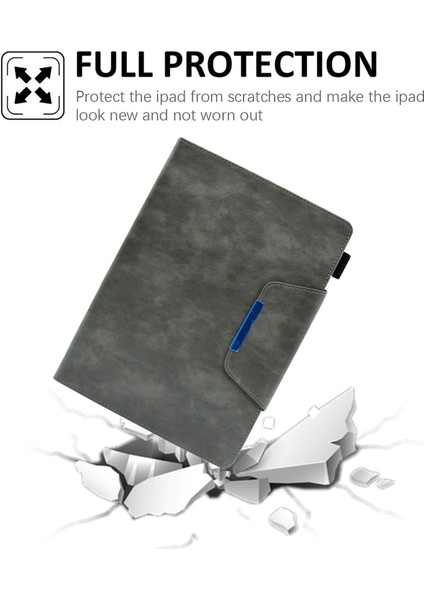 iPad 10.2 2020&2019 / Air 10.5 Için Süet Deri Kılıf (Yurt Dışından)